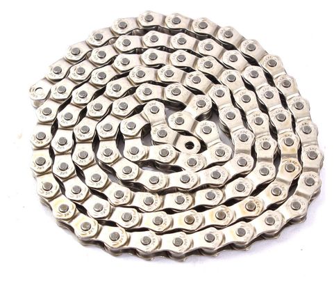BMX CHAINE HALFLINK ARGENT 1/2 x1/8  ACIER KHEBIKES/KMC