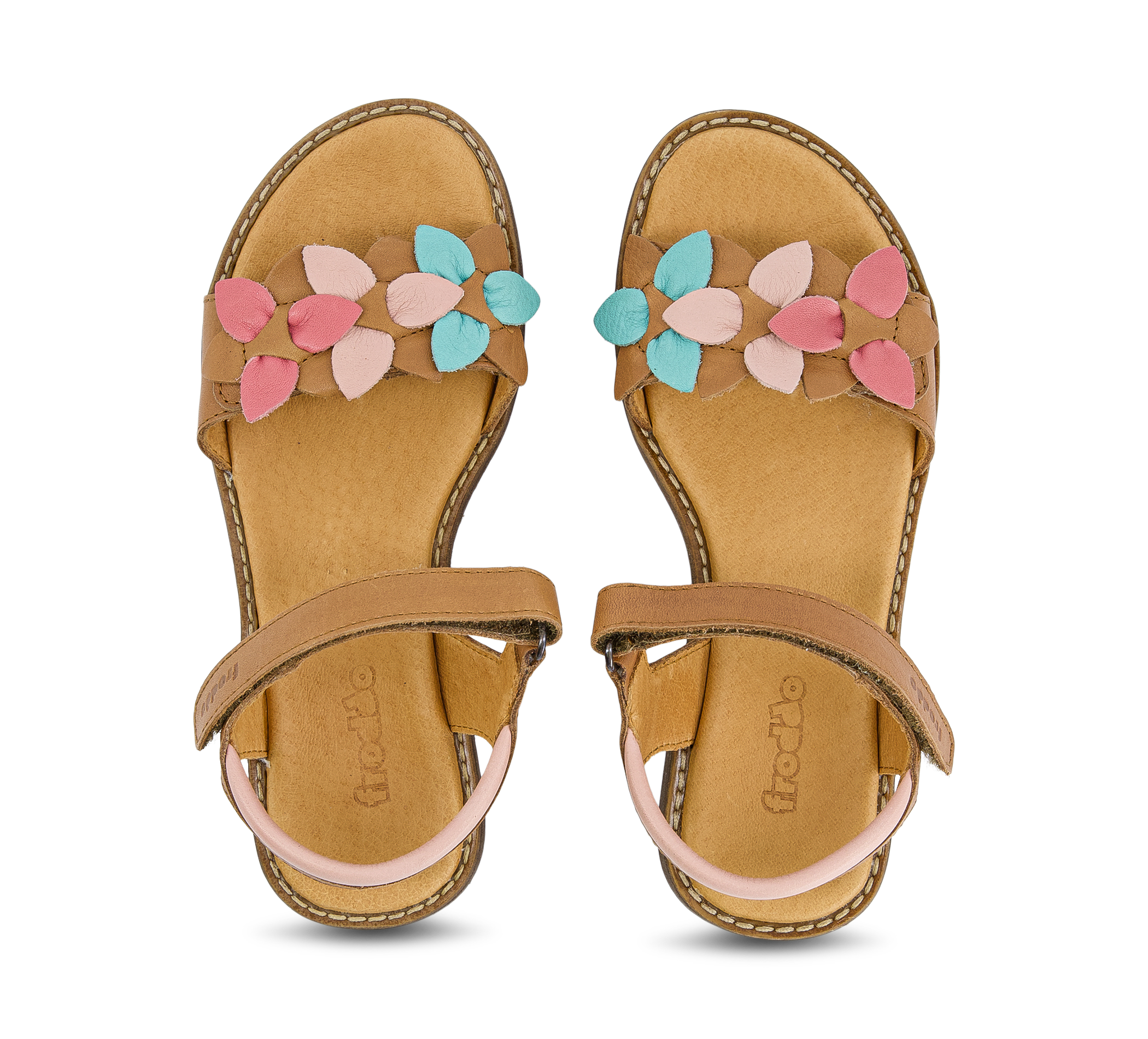 Froddo Lore Flowers - Offene Sandalen braunmulticolor