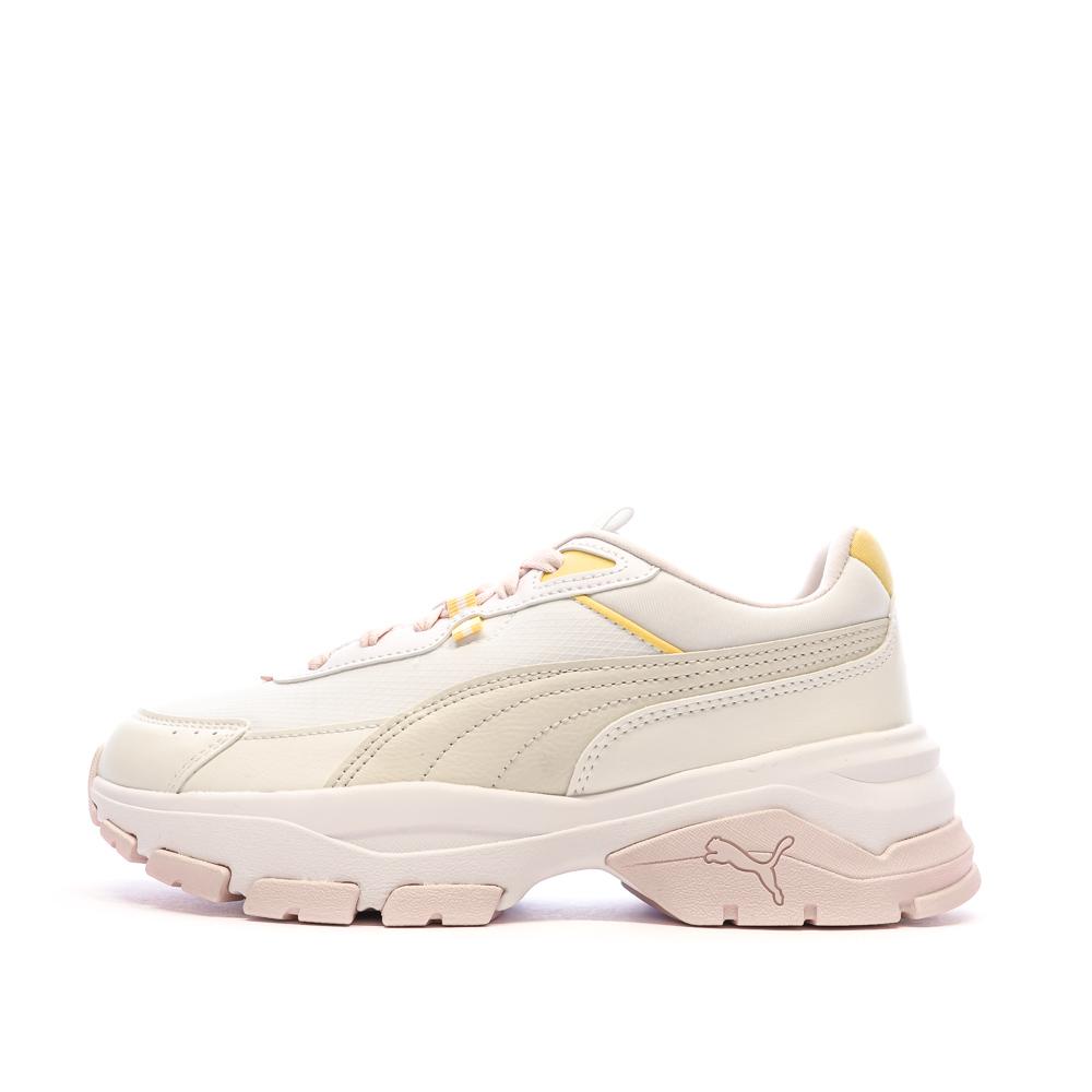 Puma Baskets Roses/Jaune Femme Puma Cassia