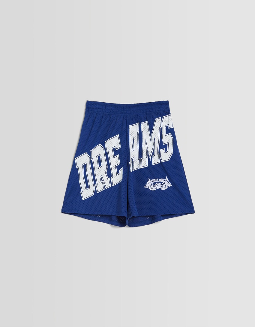 Bermuda de malha estampada