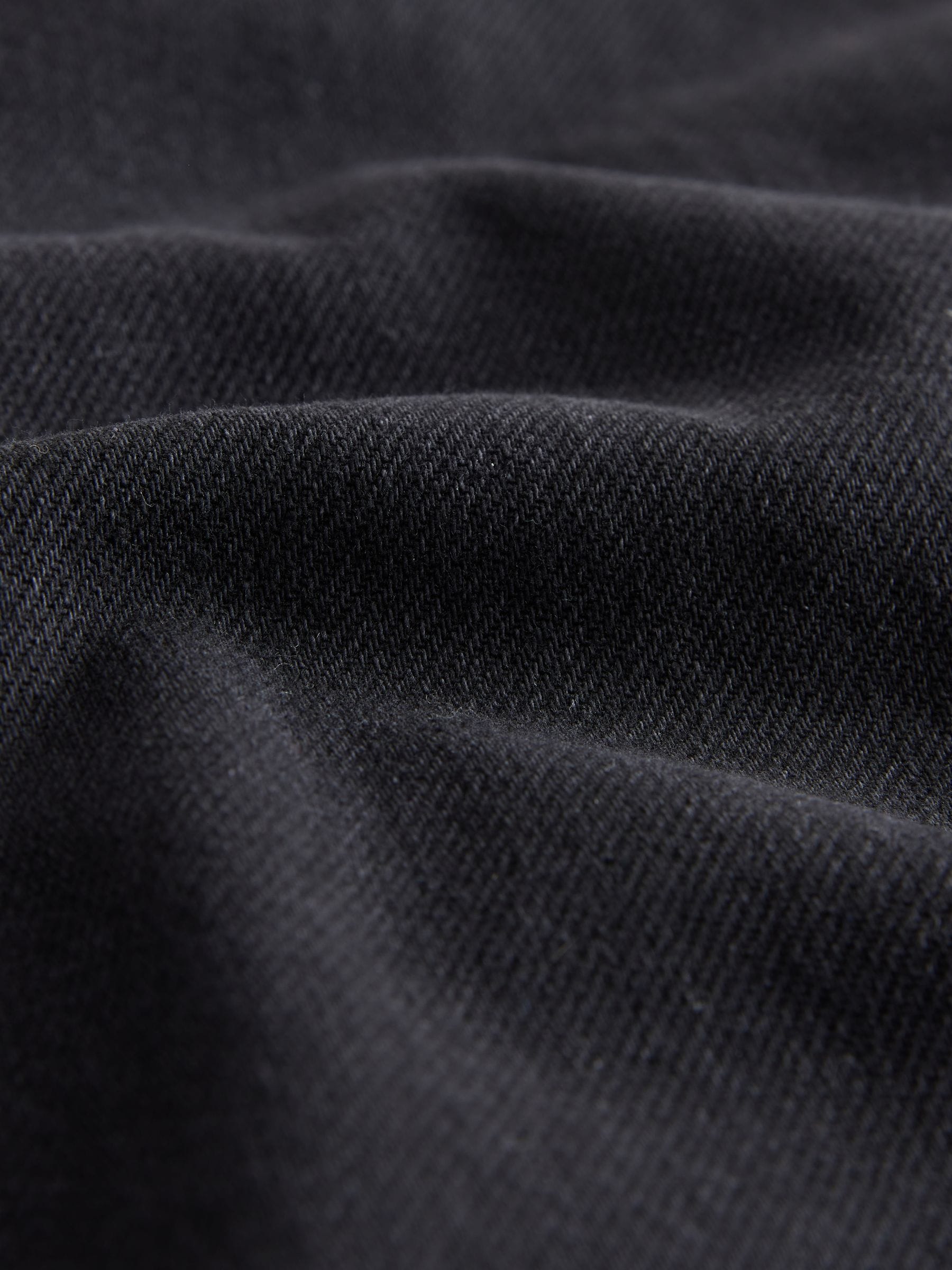 Zwart - Oversized denim overhemd