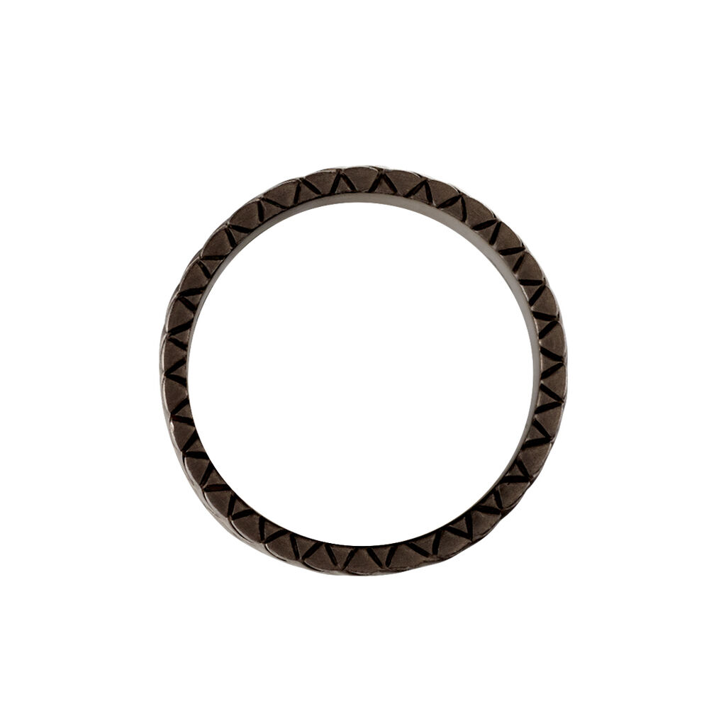 Bague Argent Noir