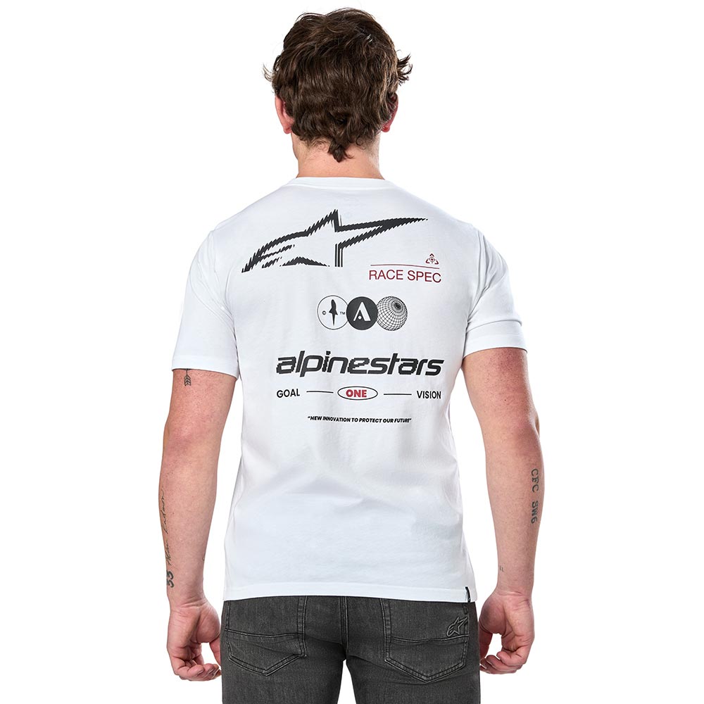 Alpinestars - T-shirt Asym SS CSF Blanc