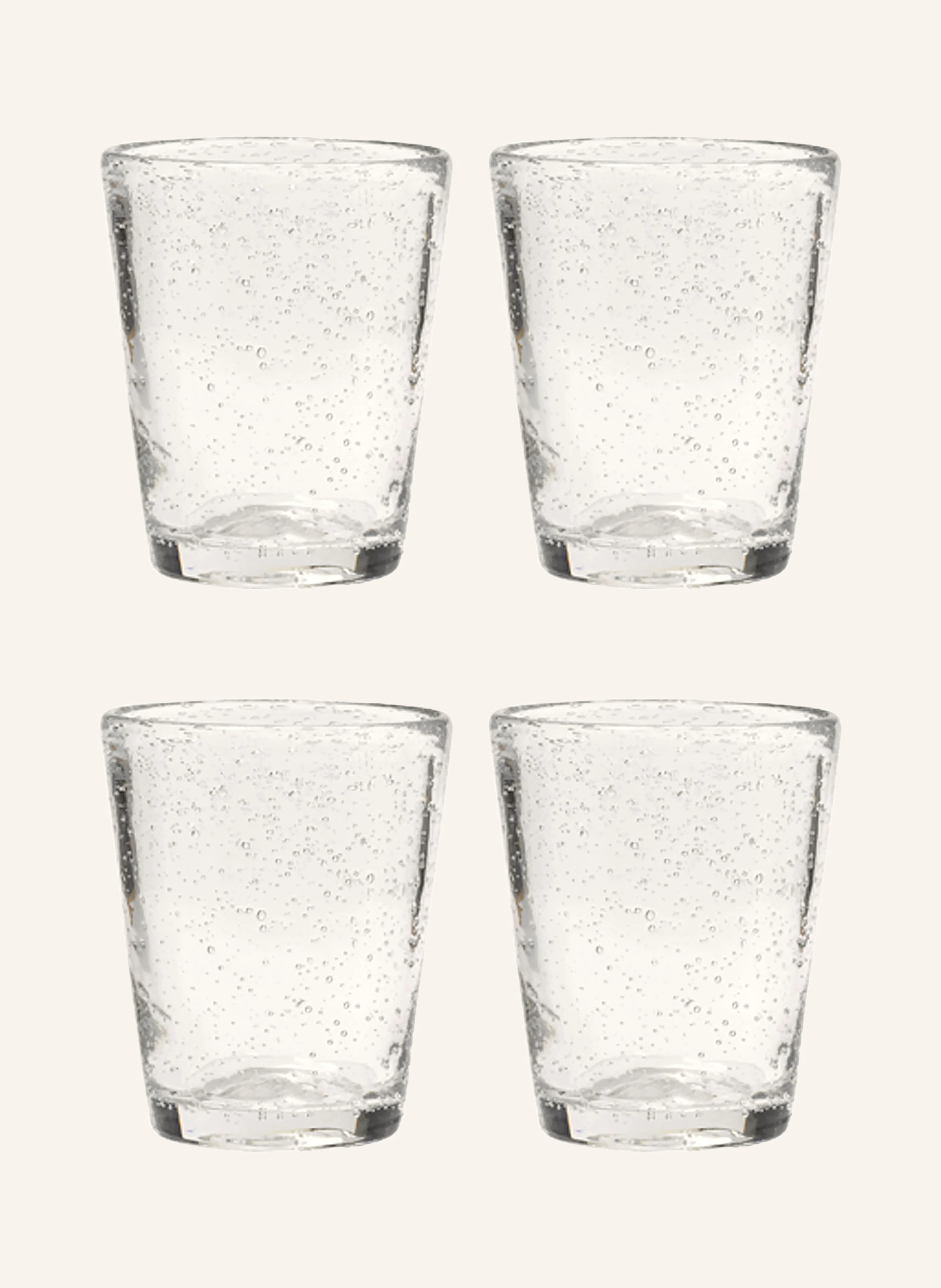 BROSTE COPENHAGEN 4er-Set Trinkgläser BUBBLE