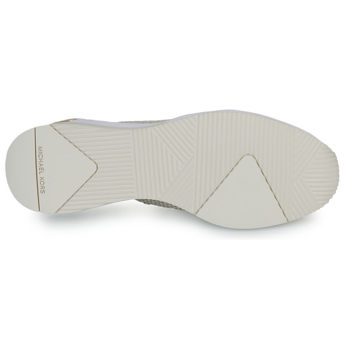 MICHAEL Michael Kors - WILLIS WEDGE TRAINER Blanco / Oro