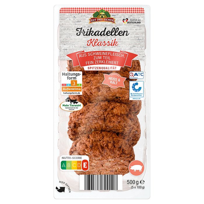 GUT DREI EICHEN Meatballs 500 g, Klassik