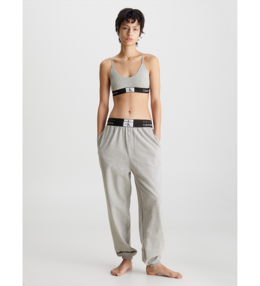 Calça de moletom Calvin Klein CK96 cinza