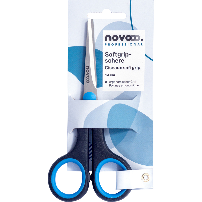 novooo Schere Softgrip Professional, 14 cm
