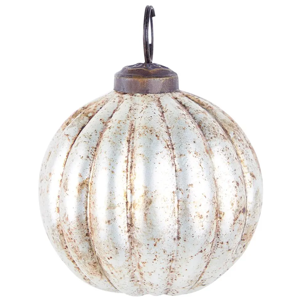 IVOIRE - Kerstballen set van 6 - Zilver - Glas