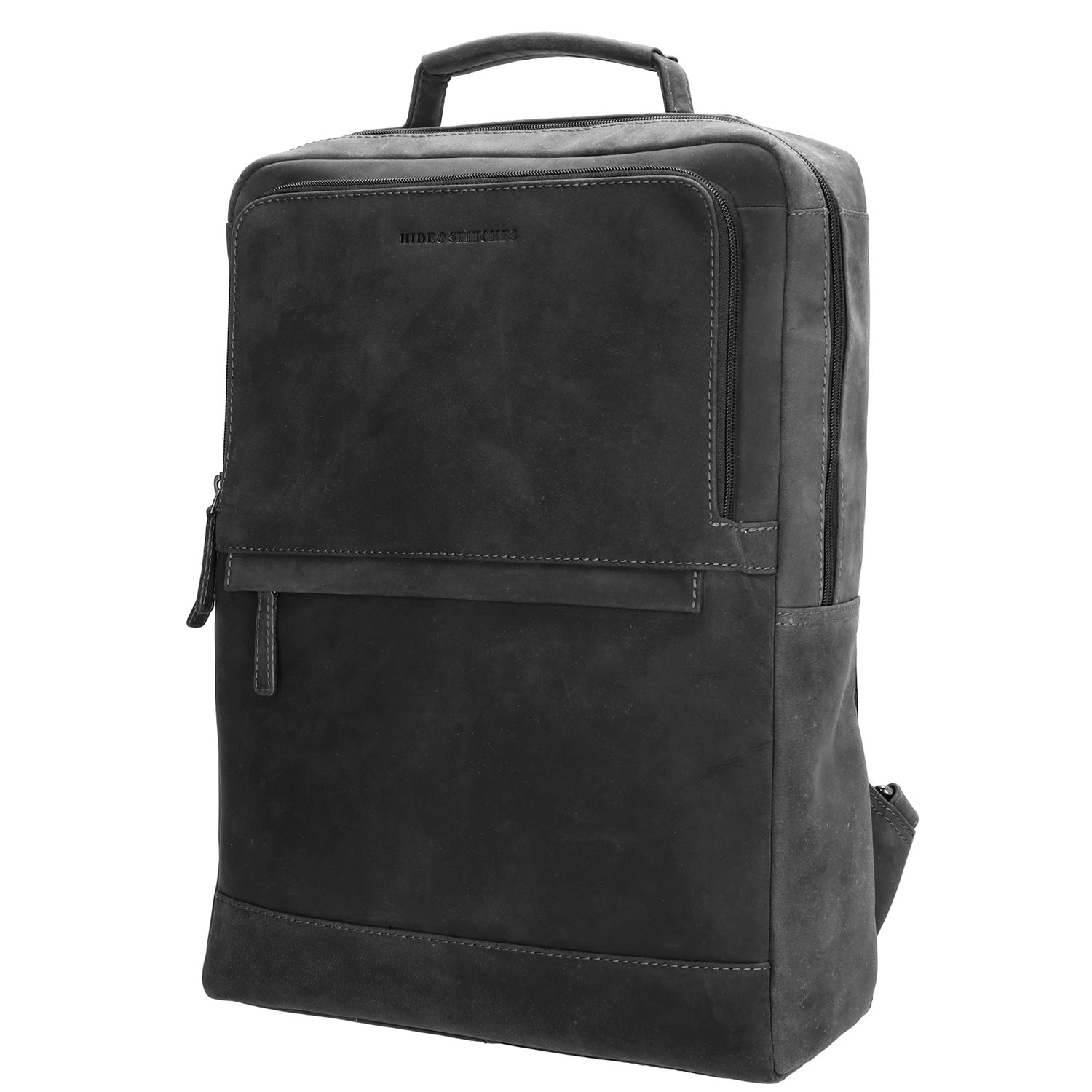 Hide & Stitches Idaho Rustic Rugzak zwart