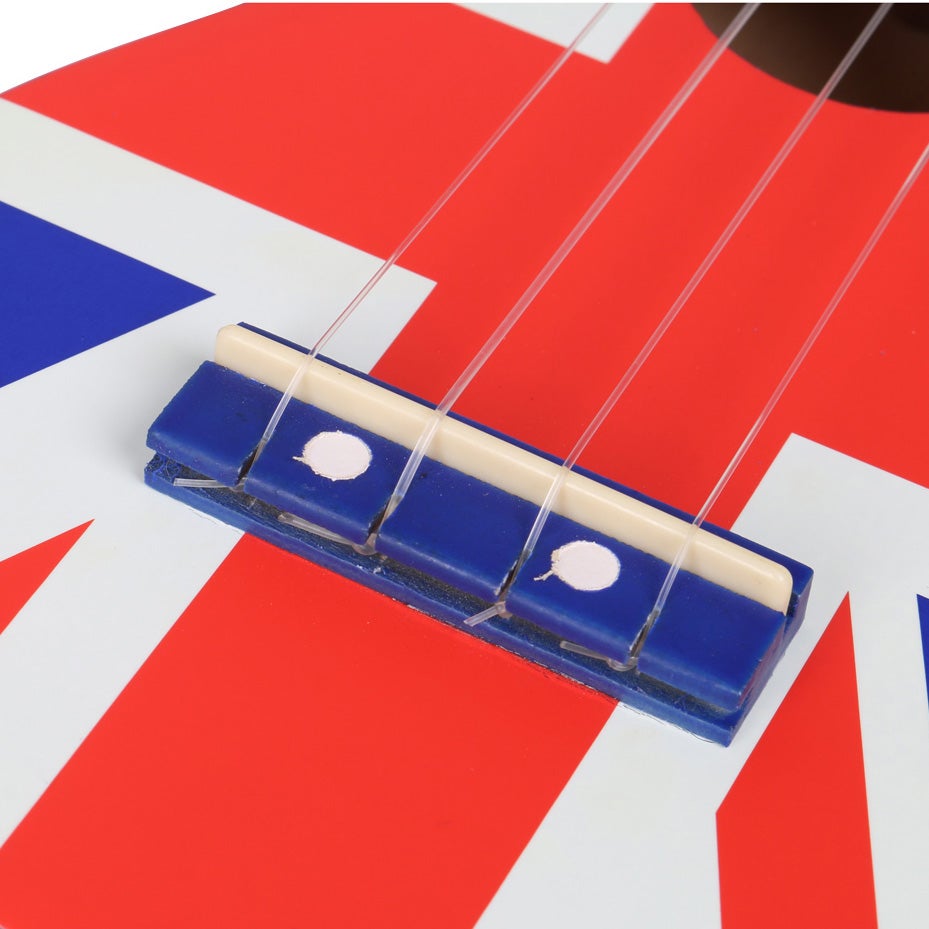 Stagg US UK-Flag sopraan ukelele met gigbag