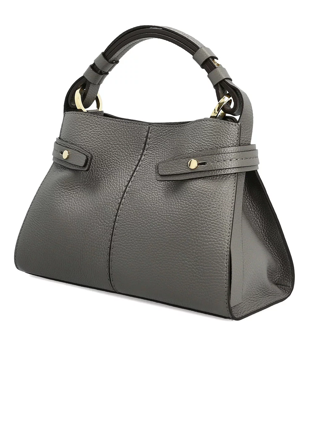 PETIT SAC ANTOINETTE CUIR GRIS