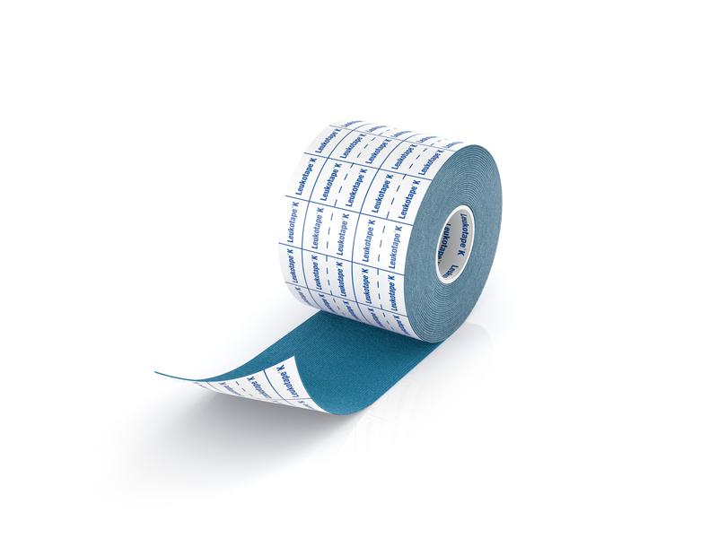 Leukotape K elastischer Tapeverband blau, 5 cm x 5 m Kinesiologie Tape für Sport und Alltag