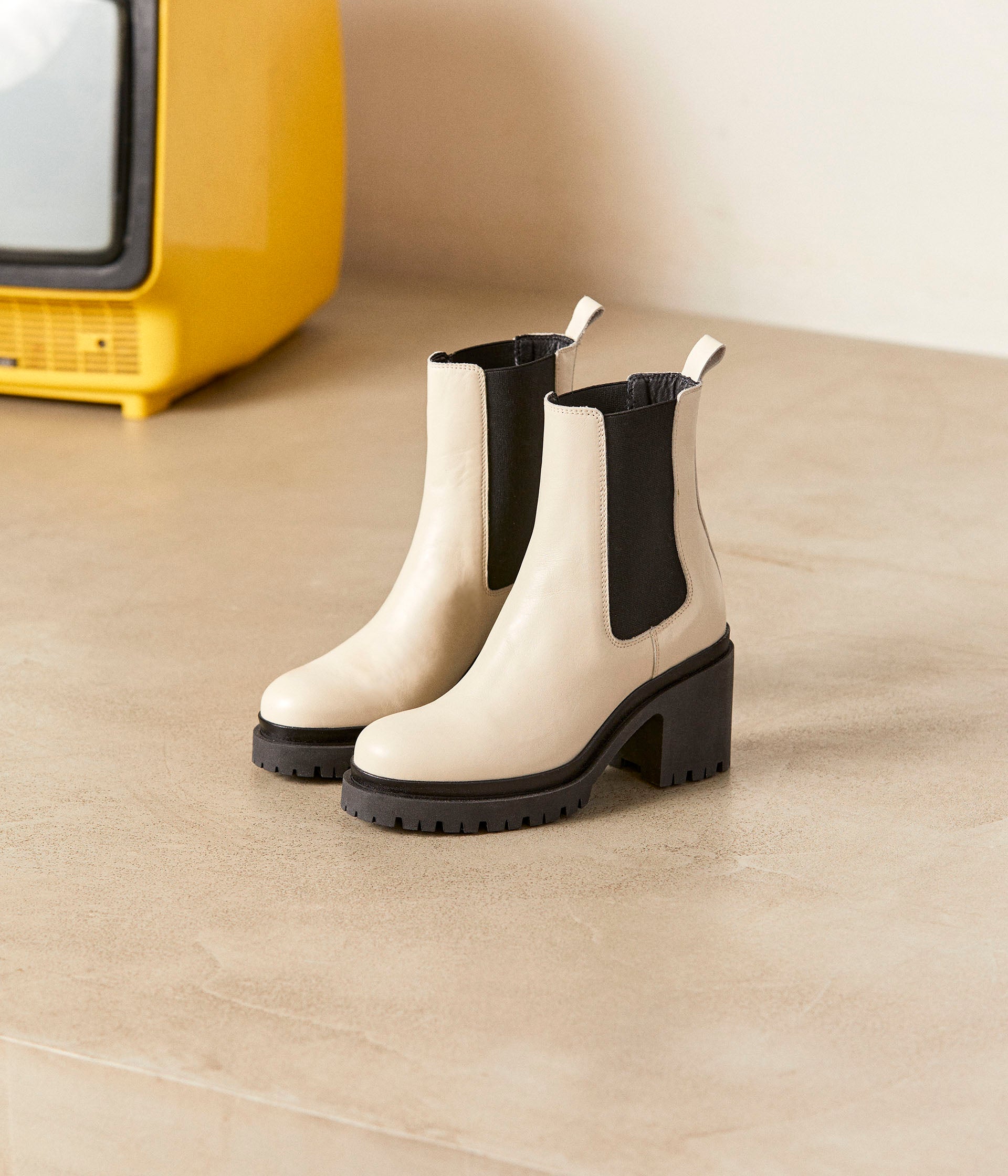 Boots écrues Candice
