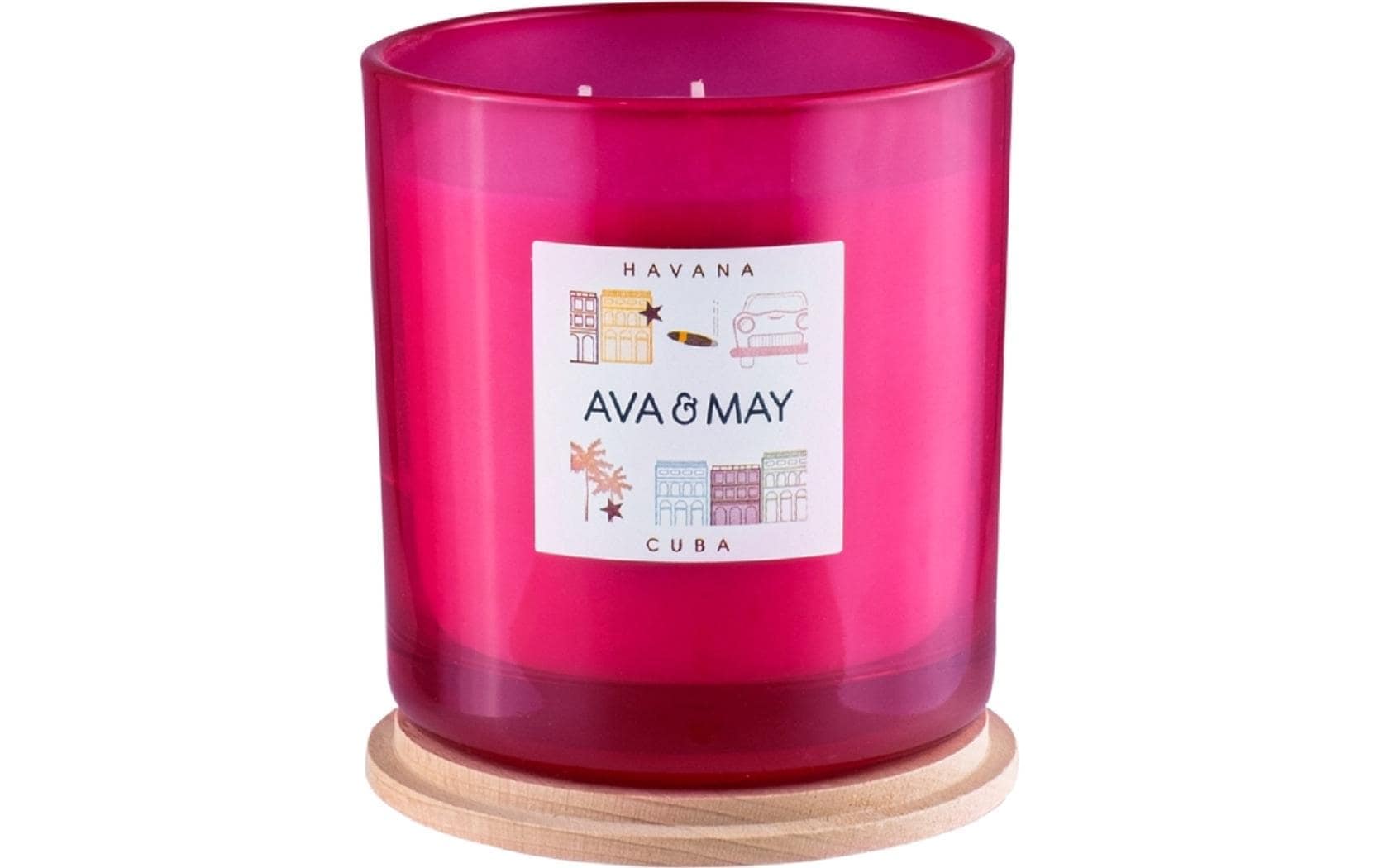 AVA & MAY Duftkerze »Havanna Gross«