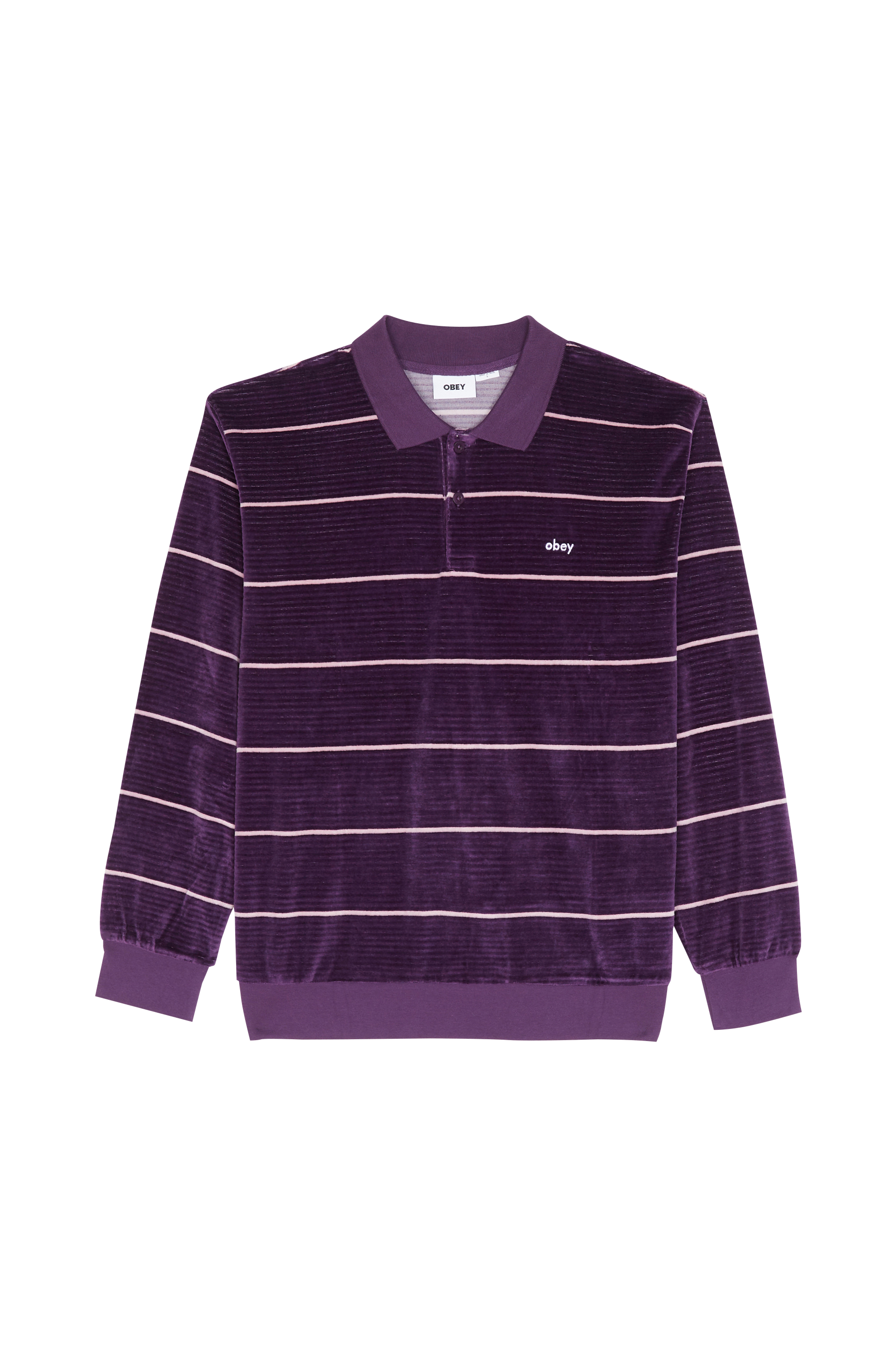 OBEY Polo ASTORIA VEOUR Violet