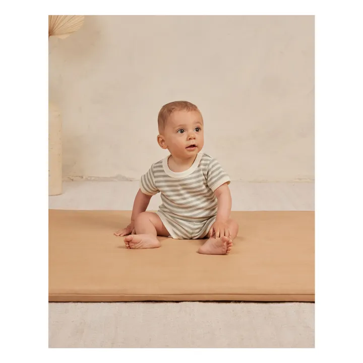 Quincy Mae T-Shirt et Shortie Rayé | Bleu
