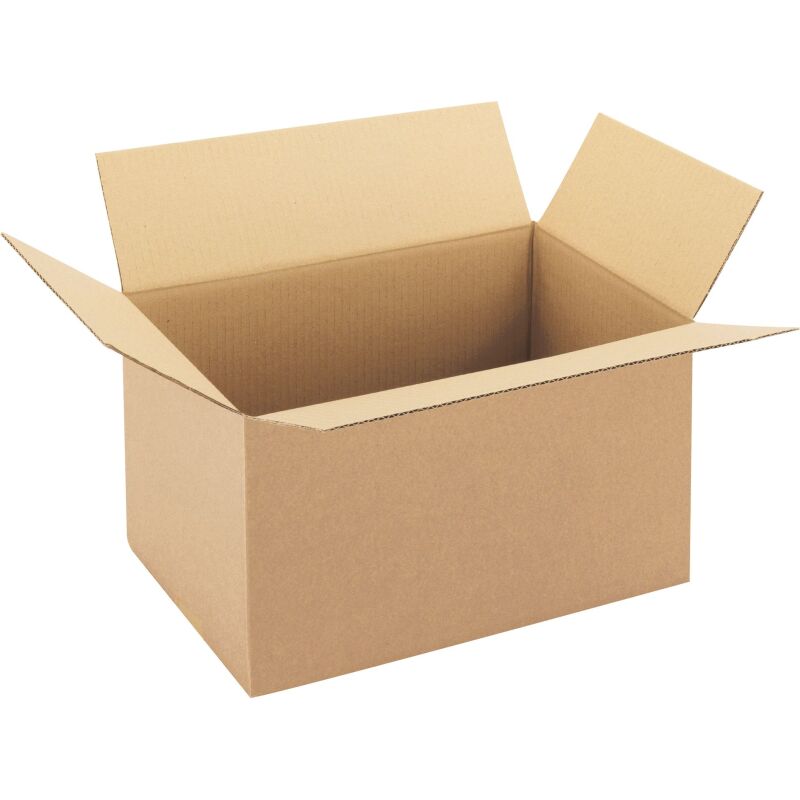 Carton Caisse américaine kraft brun simple cannelure L 35 x l 22 x H 20 cm