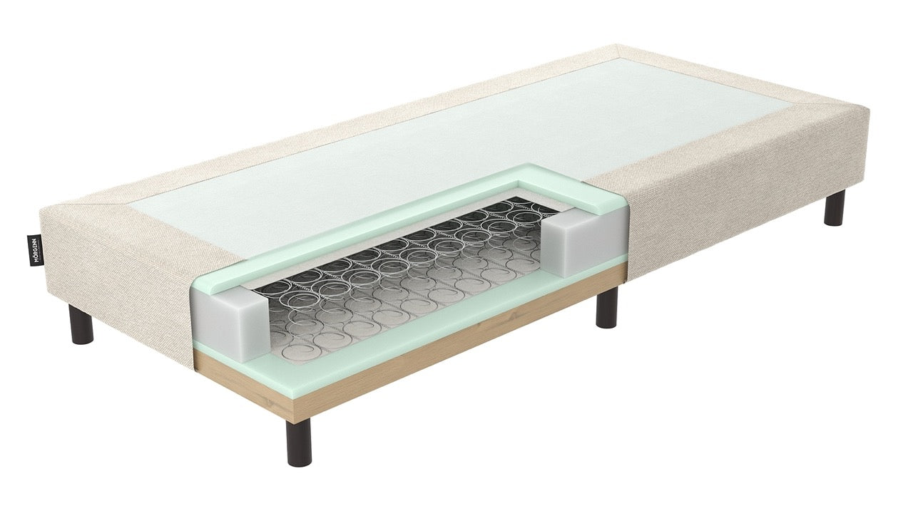 MÃ¶rgenn Losse boxspring Bonellvering Beige 90x200
