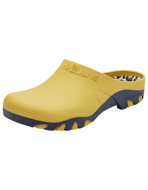 Natulive Tuinklomp Dames Oker&Blauw - Klompen