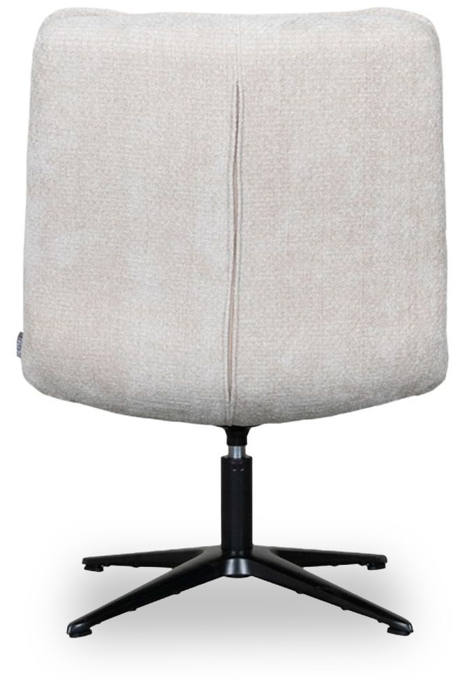 Draaifauteuil Naturel WU-65.006 Vince B63 x D74 x H91 cm