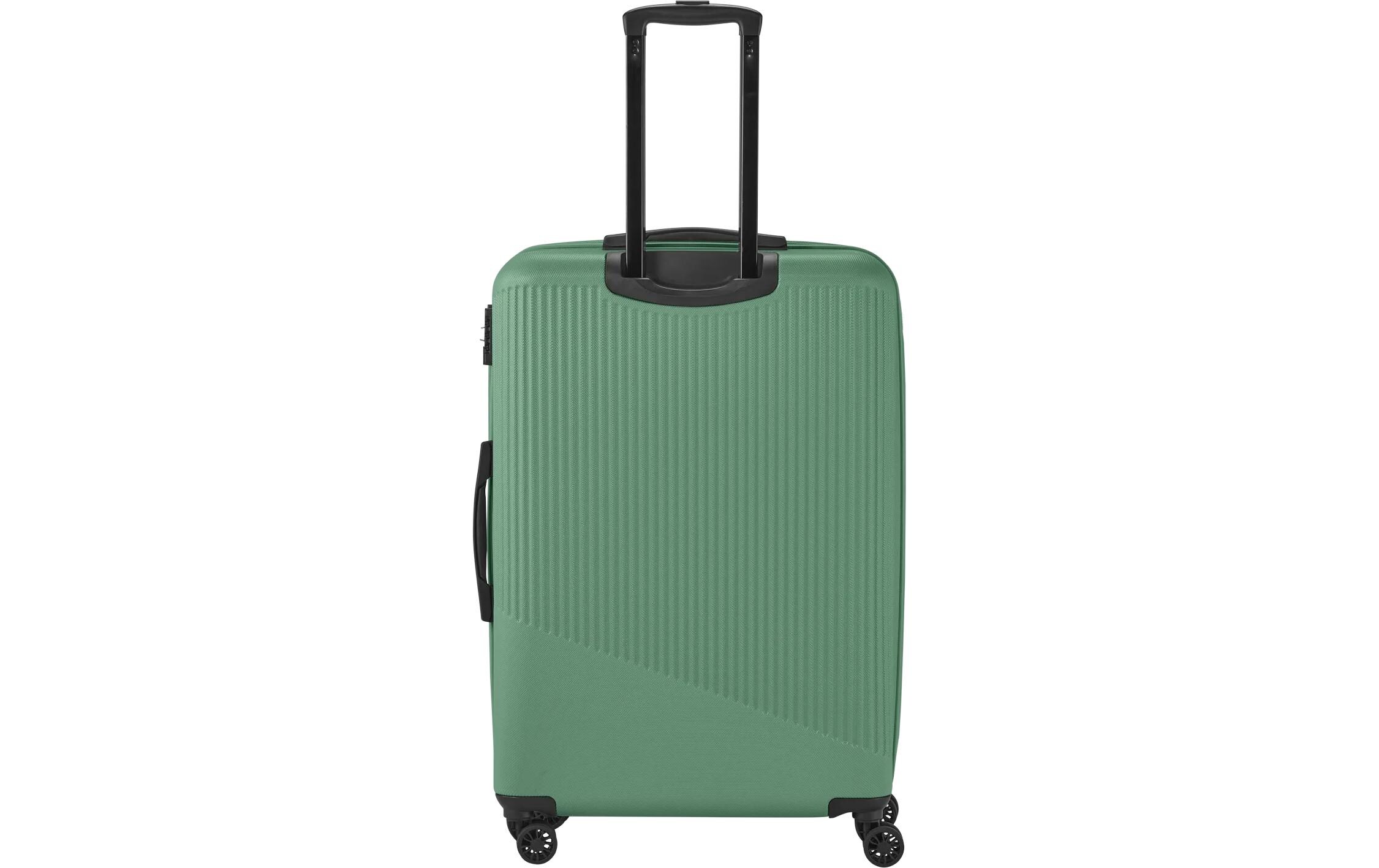 Reisekoffer BALI Trolley L Grün4-Rollen Hartschalenkoffer