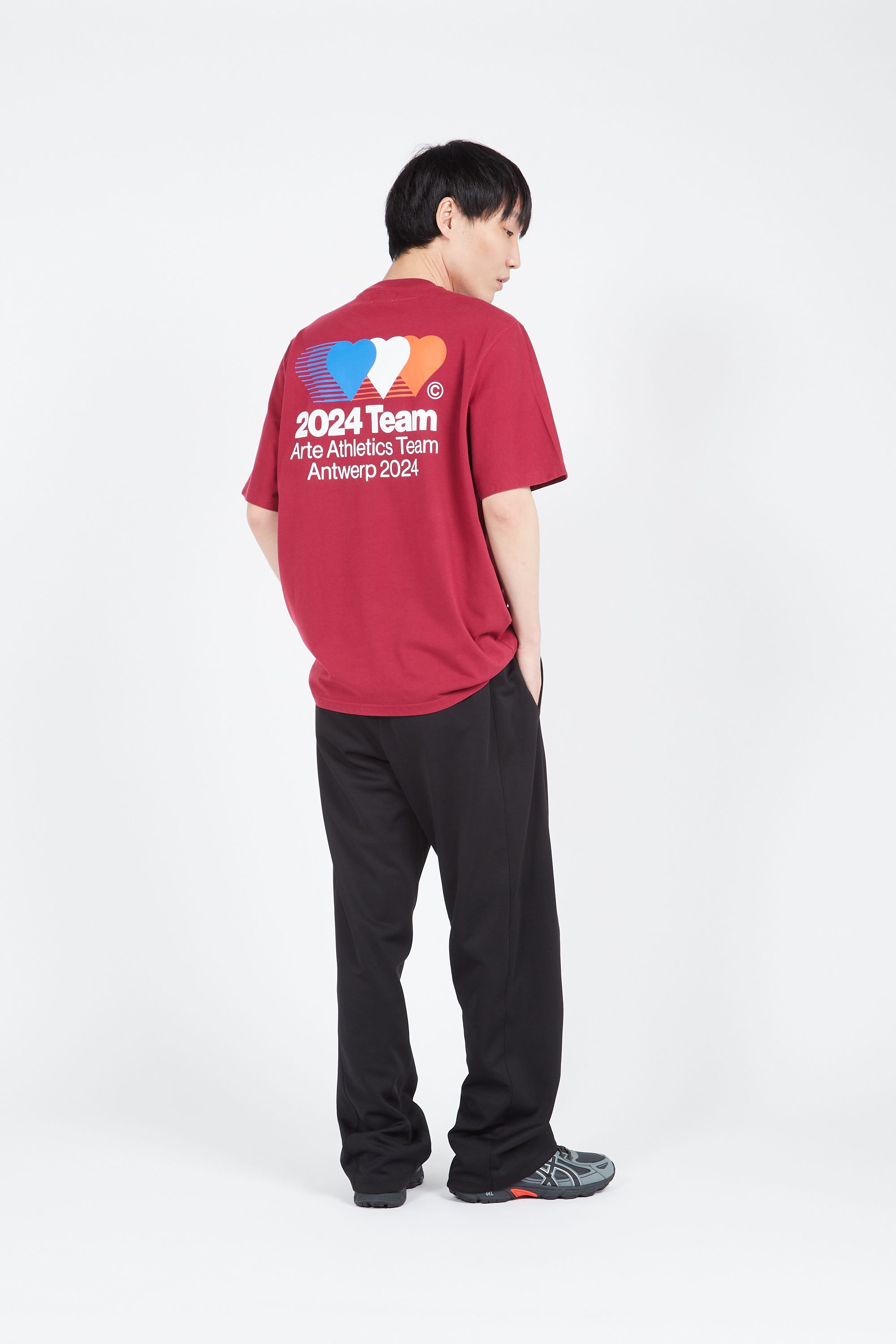 ARTE ANTWERP T-shirt  Teo Back Team  Rouge