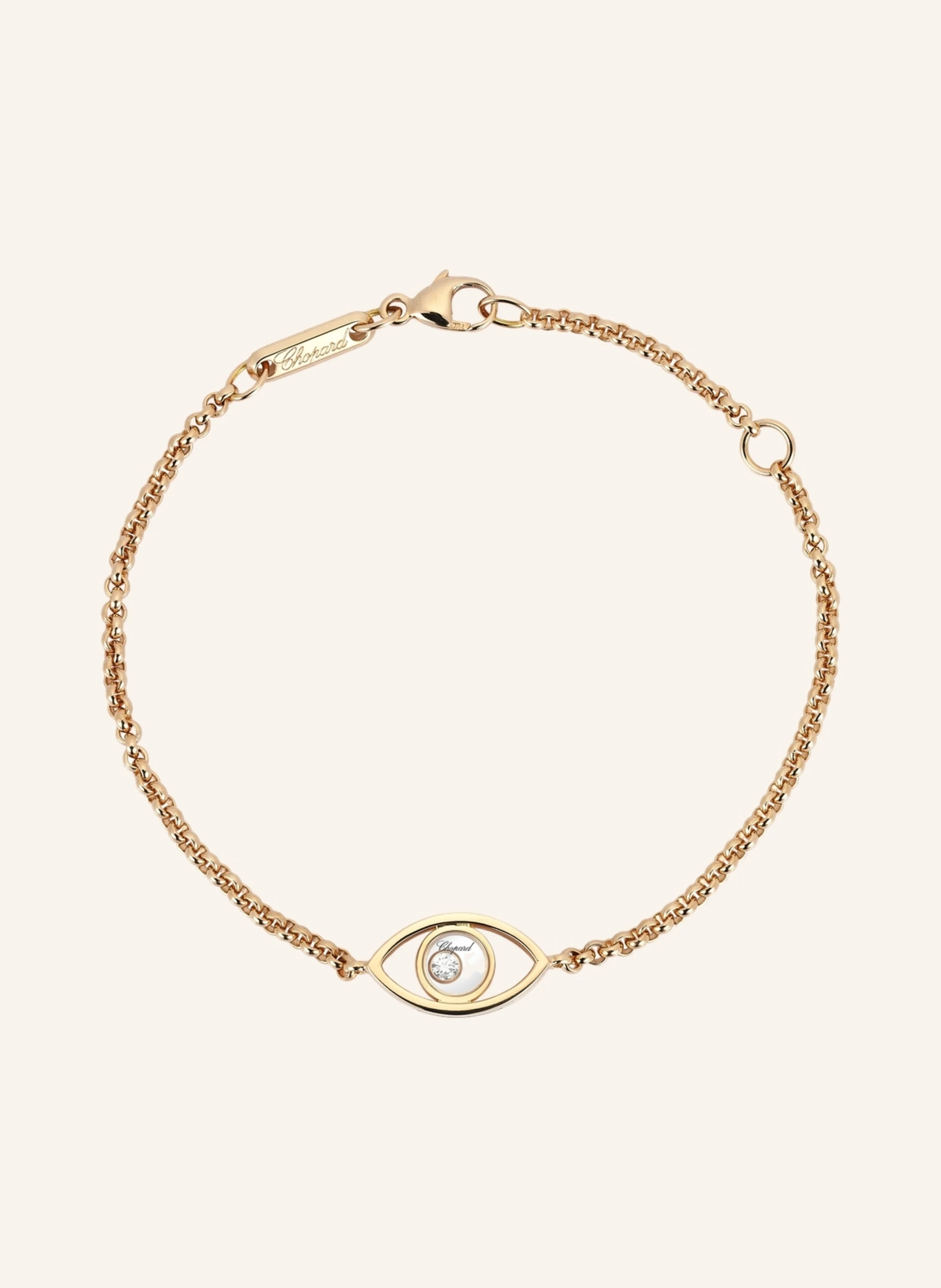 Chopard Armband HAPPY DIAMONDS GOOD LUCK CHARMS Armband aus 18 Karat Roségold und Diamanten