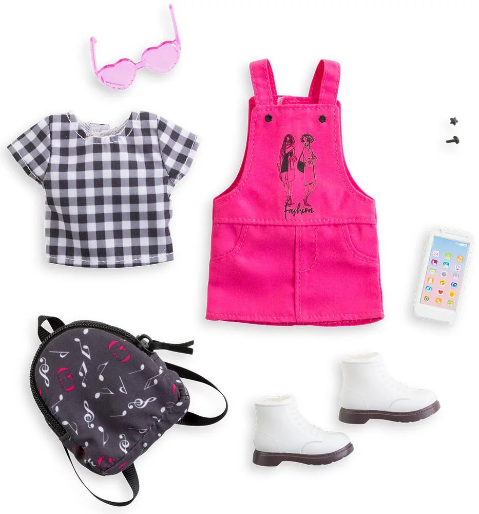 COROLLE GIRLS -DRESSING POP ET MUSIQUE - 7 ACCESSOIRES - POUR POUPEE MANNEQUIN 28CM