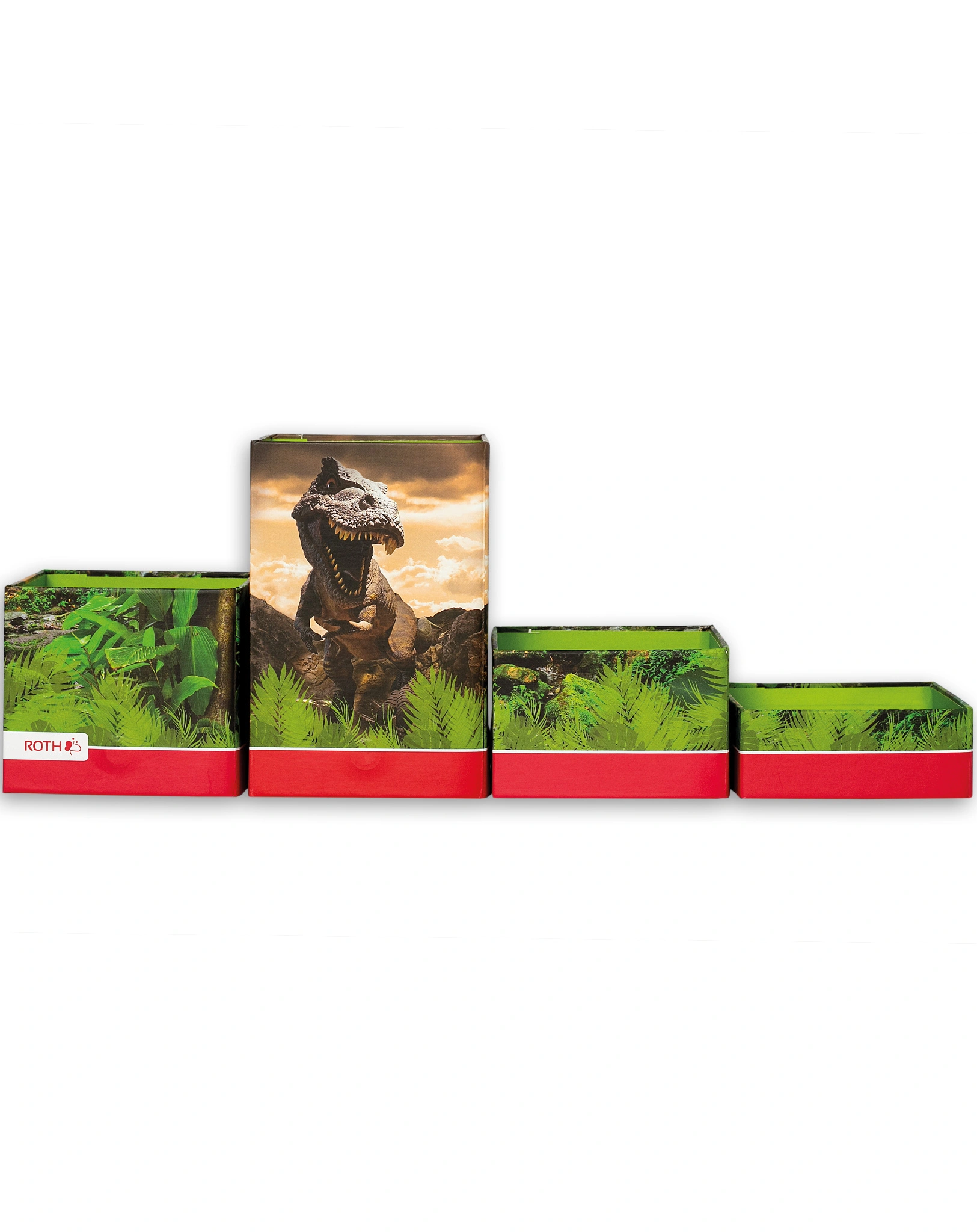Stiftehalter TYRANNOSAURUS 4er-Set aus Pappe