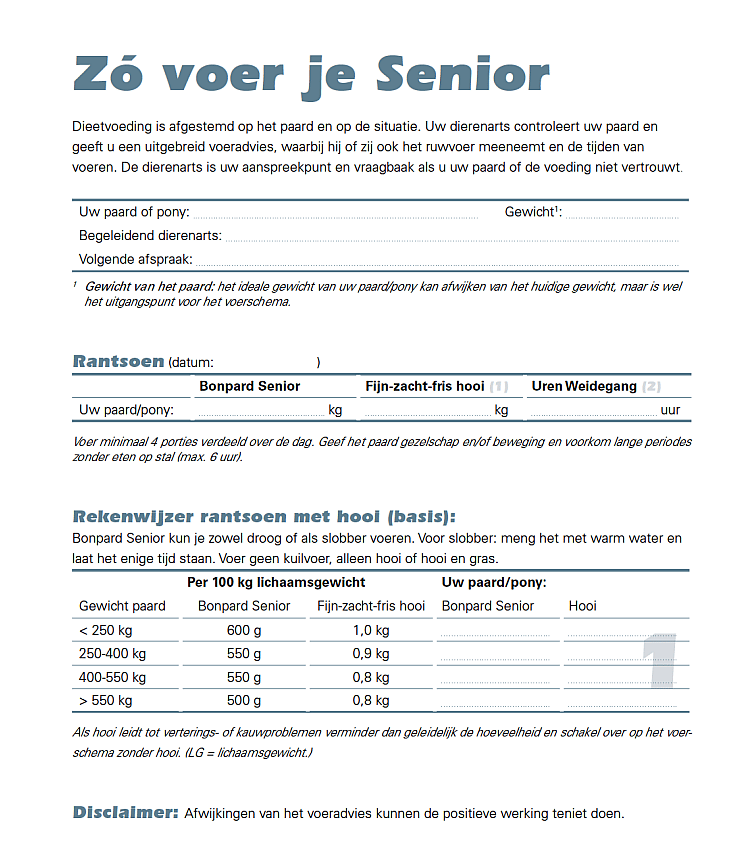 Bonpard Senior 20 kg