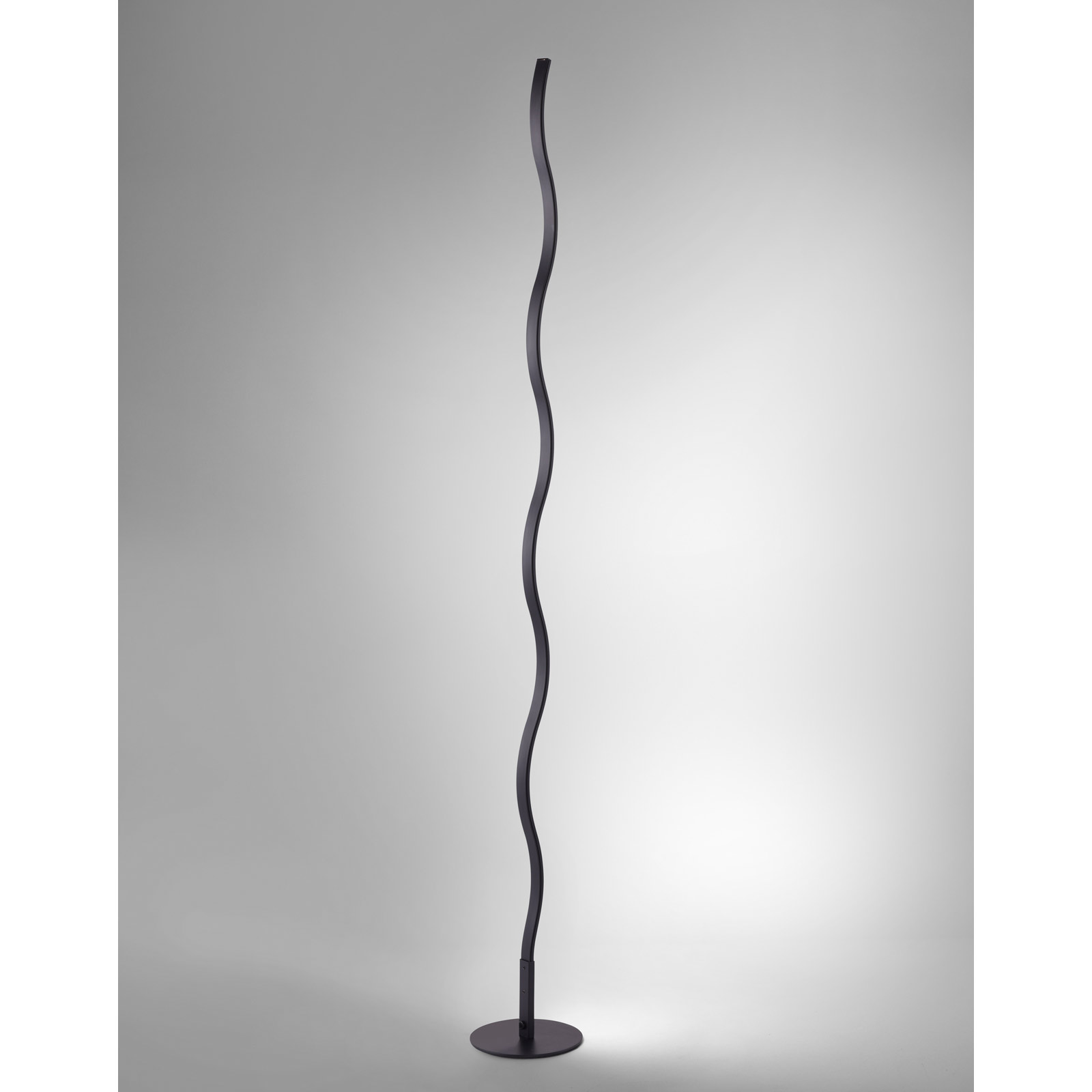 LED-Stehleuchte - schwarz - 120 cm