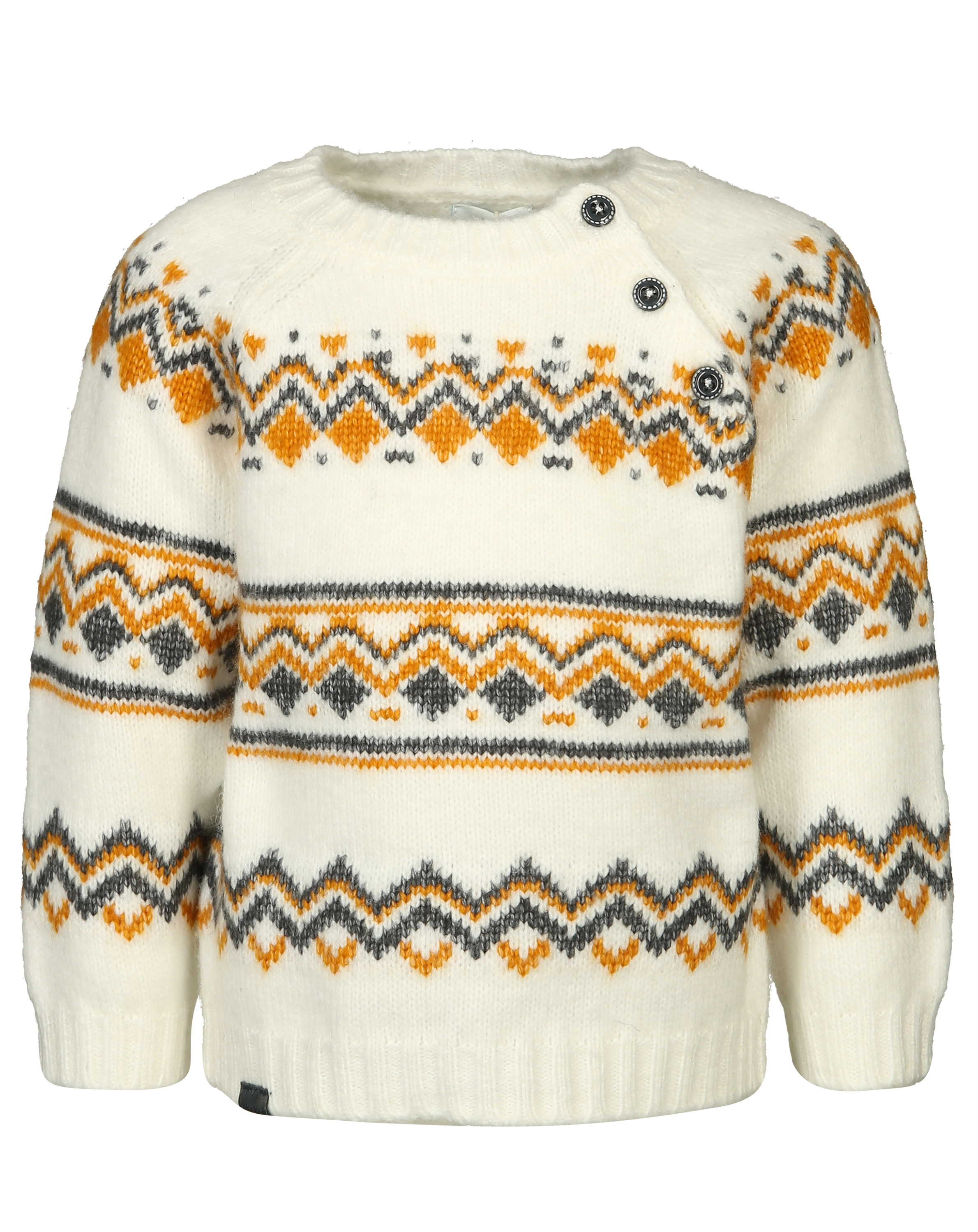 Strickpullover NORWEGIAN in offwhite