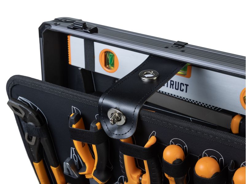 STRUCT Werkzeugkoffer 152-teilig Handlicher Trolley mit Teleskopgriff