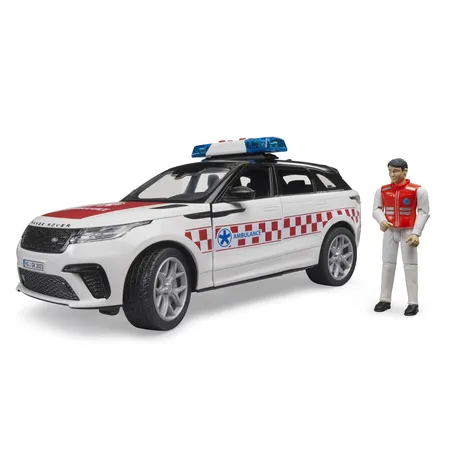 BRUDER® Range Rover Velar Notarztfahrzeug mit Fahrer