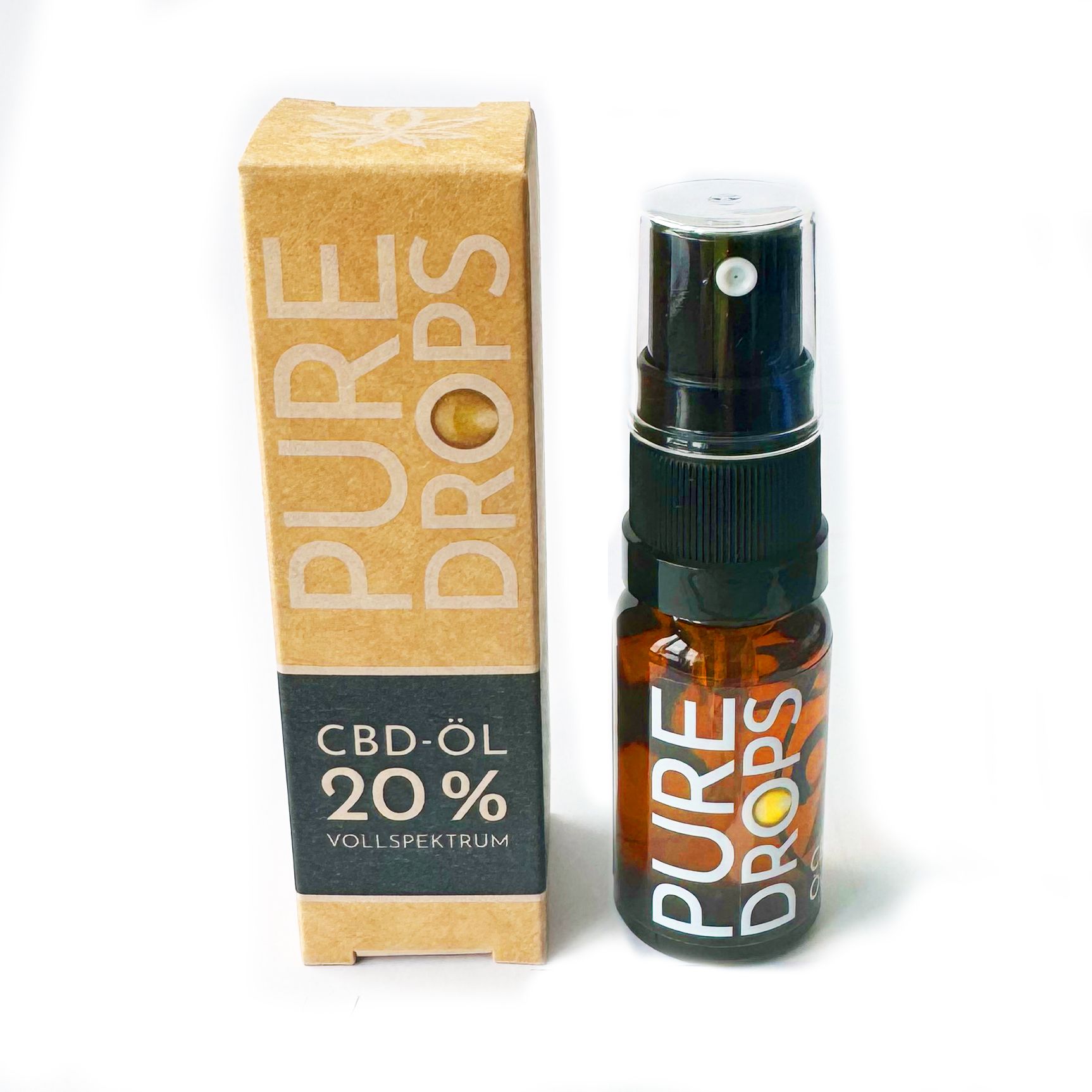 PURE DROPS 20% CBD ÖL (1.840mg) CBD Vollspektrum aus Österreich Naturextrakt