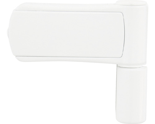 Zij-ingangsdeur KT 51, kunststof, wit/antraciet, 980 x 1980 mm, DIN links