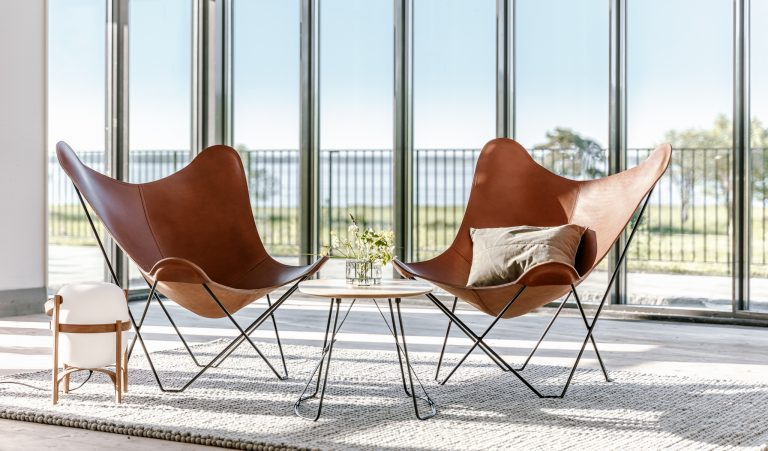 Cuero Design - Mariposa Chair pampas leer Mariposa Chair - chocolate