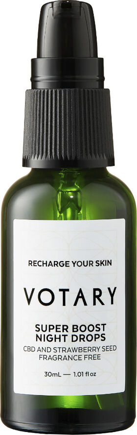 VOTARY Super Boost Night Drops - CBD and Strawberry Seed
