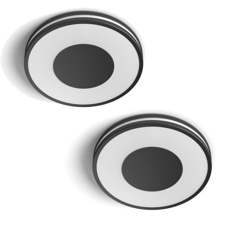 Philips Hue - 2xBeing Ceiling Light Black - Bundle
