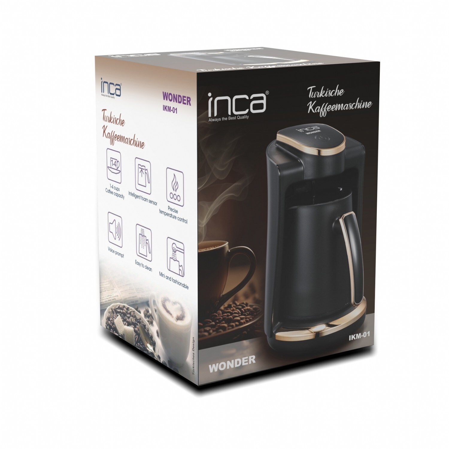 INCA IKM-01 Türkische Kaffeemaschine Mokka 400W