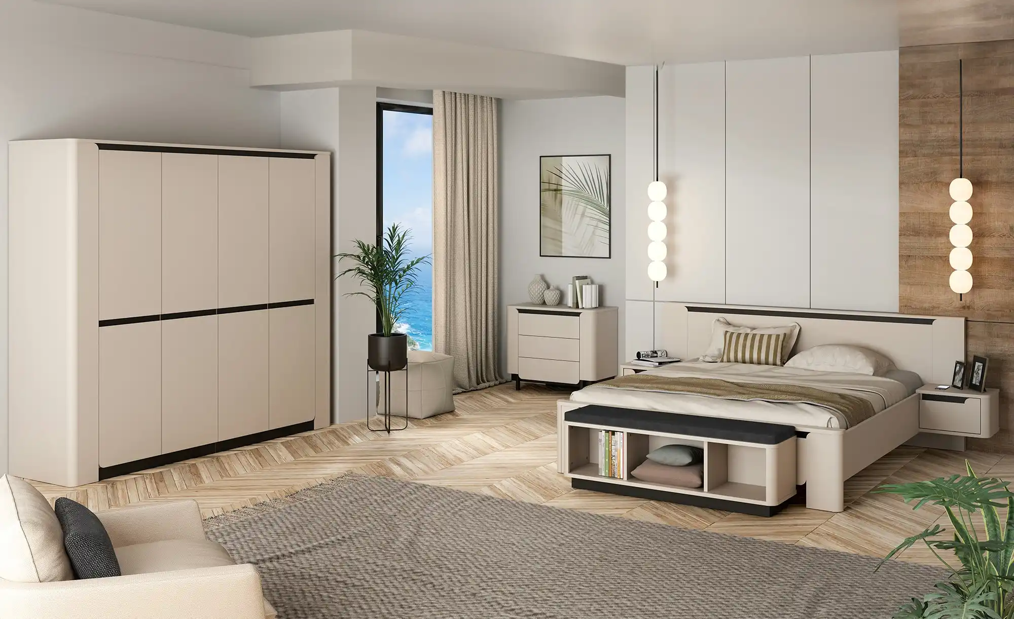 Drehtürenschrank Santori