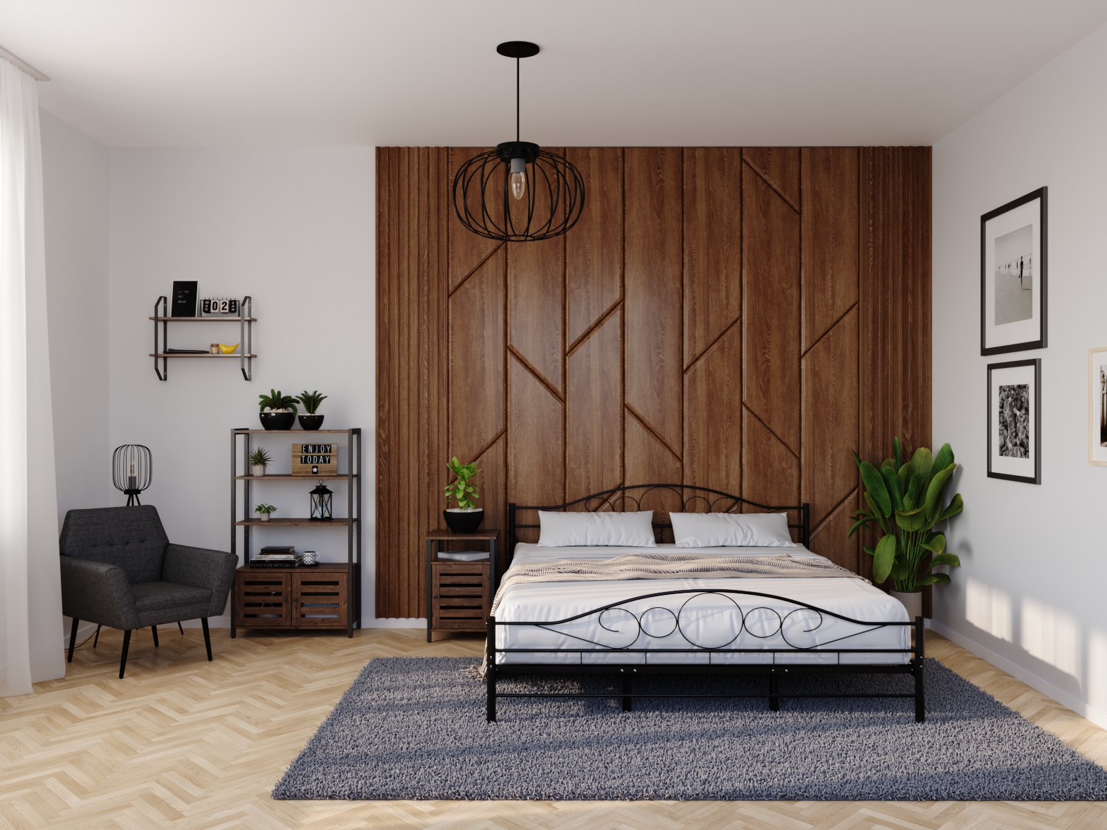 Nachttisch Vintage BONITA 40 x 60 cm