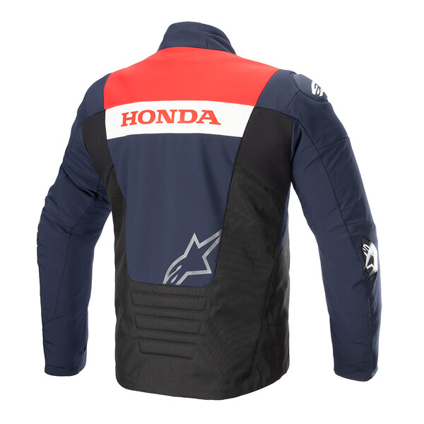 Alpinestars - Blouson SMX Waterproof Honda Navy / Noir / Rouge fluo / Blanc