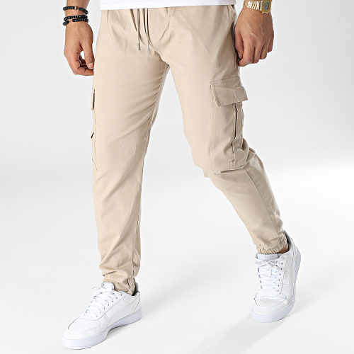Pantalon Cargo P-28810 Beige