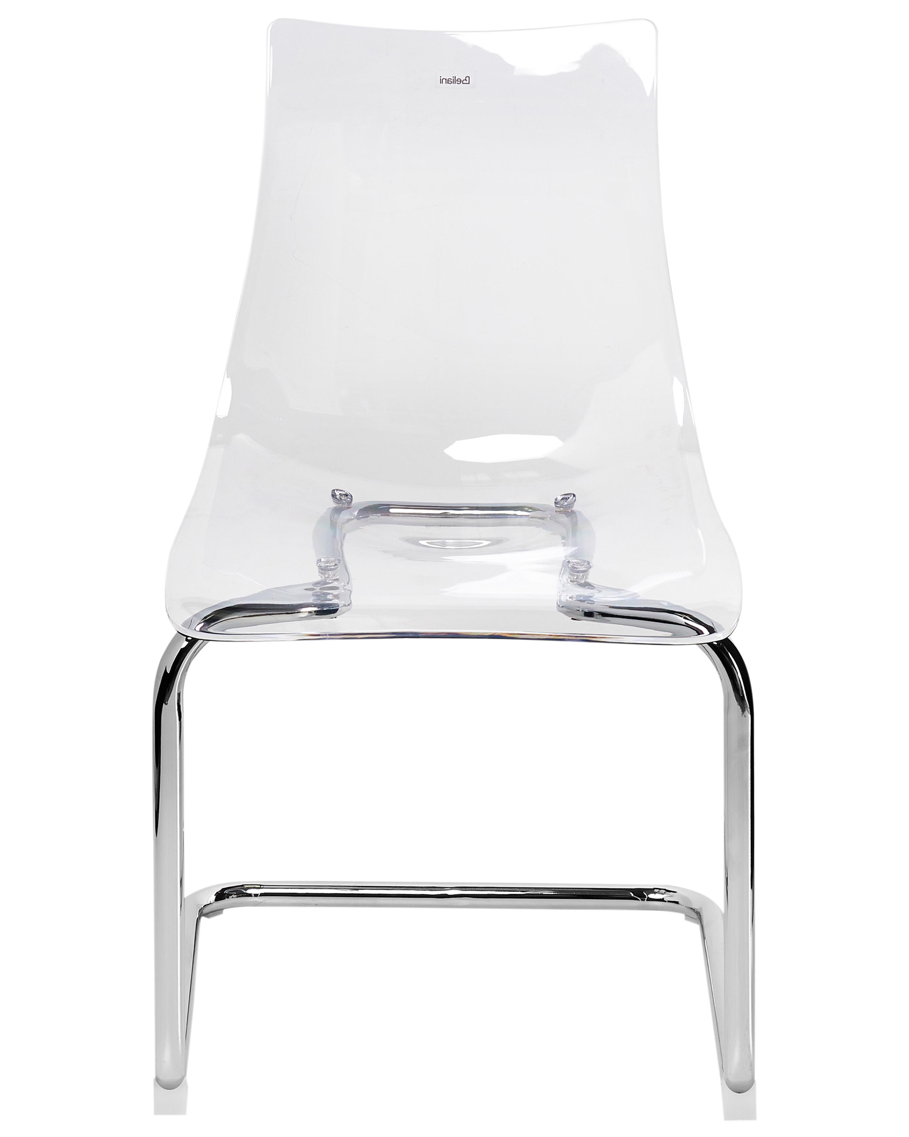 Set van 2 eetkamerstoelen MARSHALL Transparant