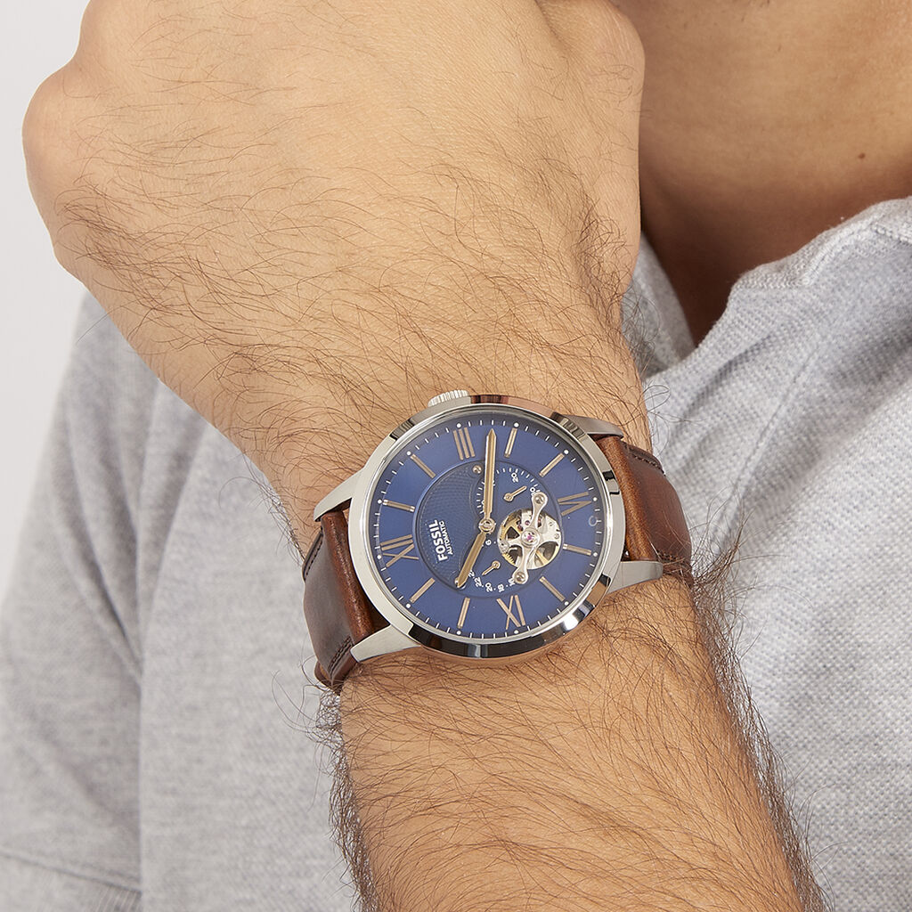 Montre Fossil Townsman Bleu