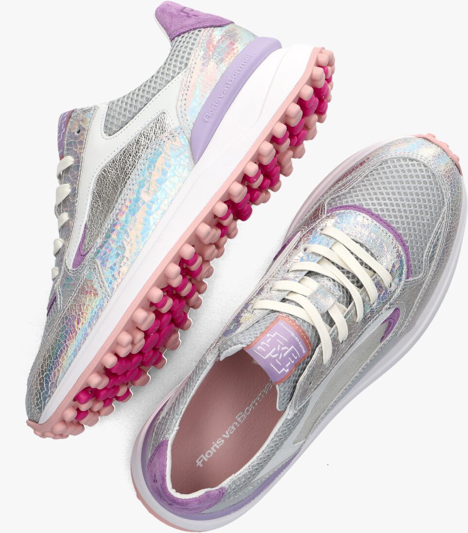 FLORIS VAN BOMMEL zilveren floris van bommel lage sneakers sfw-10099