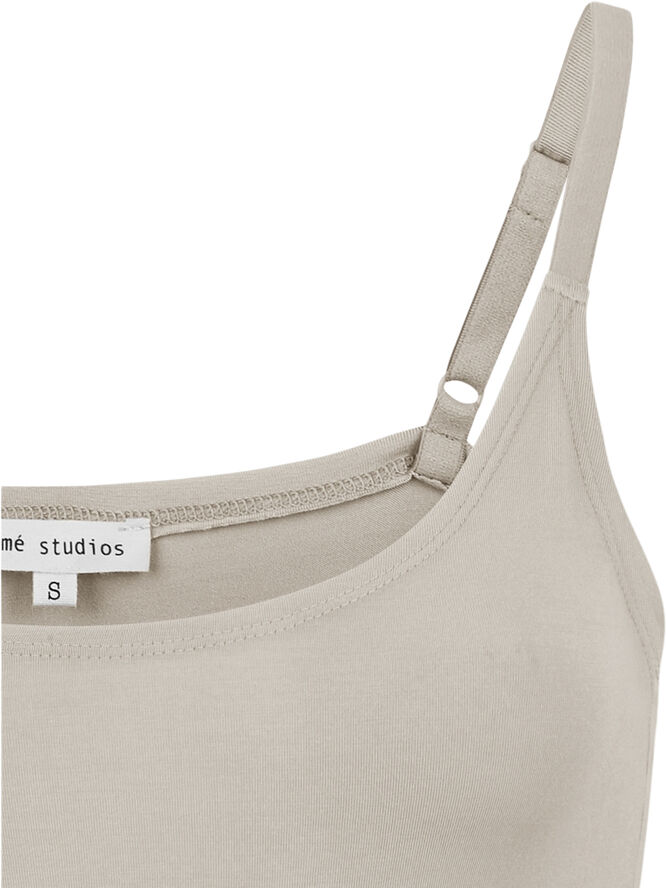 esmé studios ESPenelope Slim Fit Singlet Dress Bleached sand