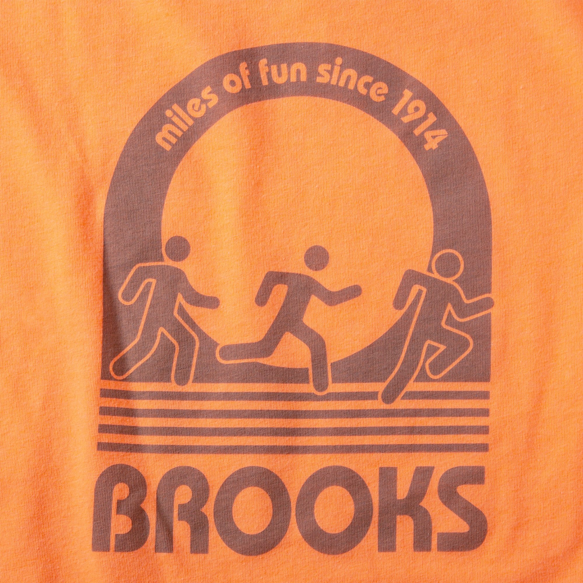 Brooks Distance T-Shirt 2.0 Herren live wire